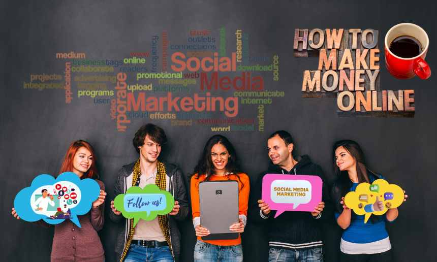 make money online on social media marketing